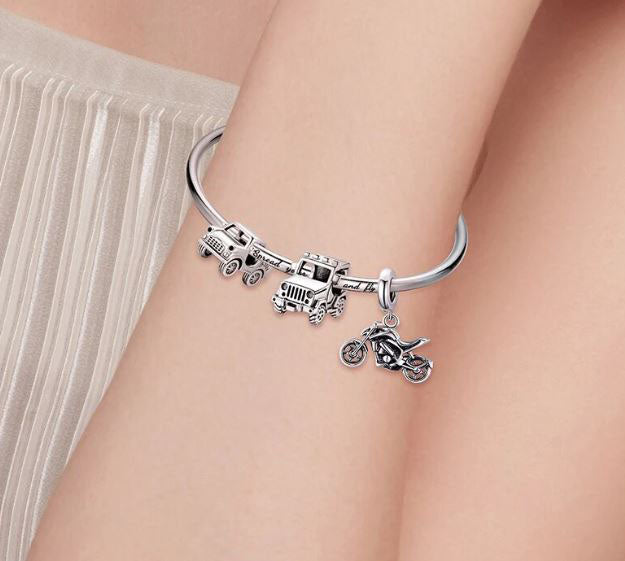 925 Sterling Silver Off Road Vehicle Charm