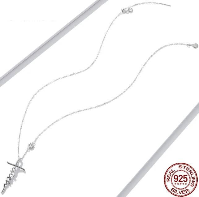 Necklace For Women Pendant Cross 925 Sterling Silver
