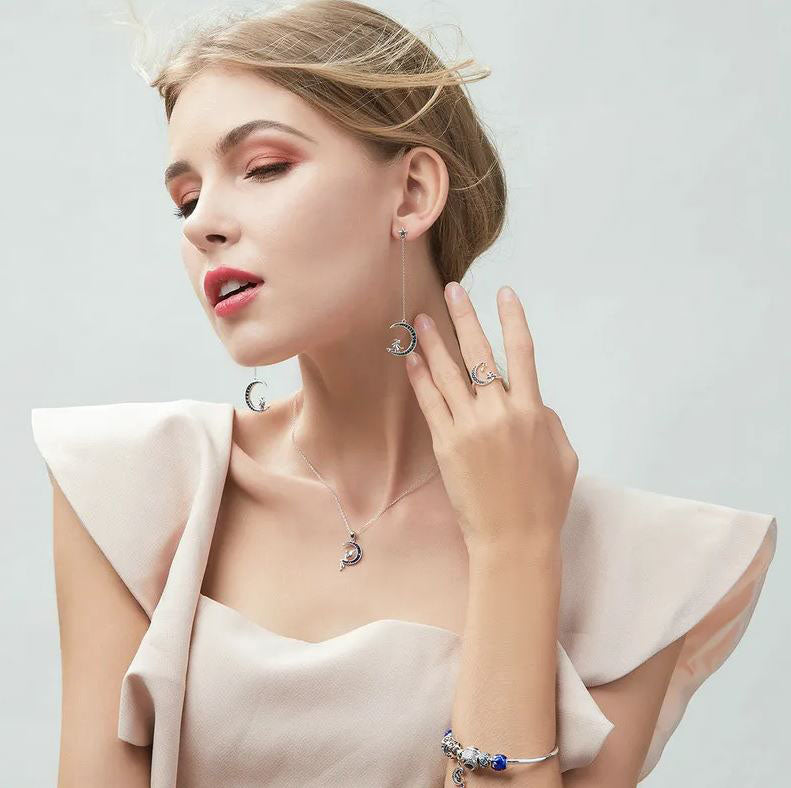 Necklace For Women Pendant Lucky Fairy 925 Sterling Silver