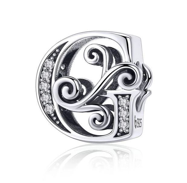 Charm Ireland Sterling Silver 925 Alphabet