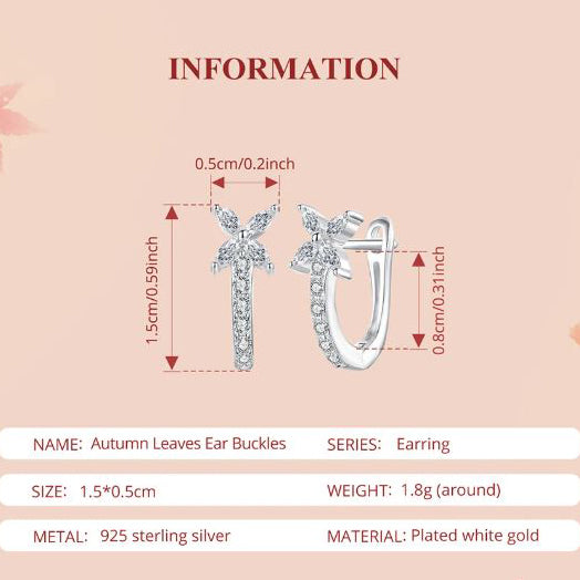 clover earrings pave cubic zirconia detail