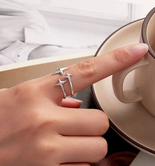 open star ring lightweight fit
