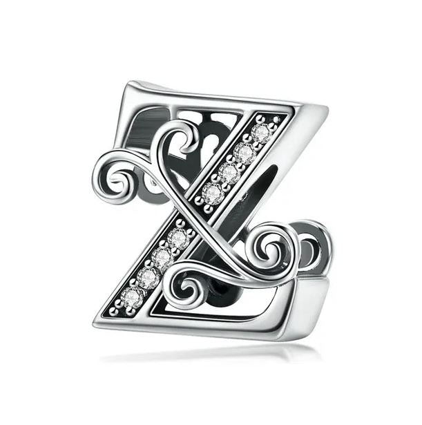 Charm For Women  Letter 925 Sterling Silver z