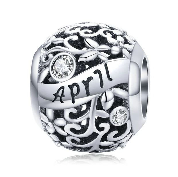 Month Charm Birth Stone Ireland april