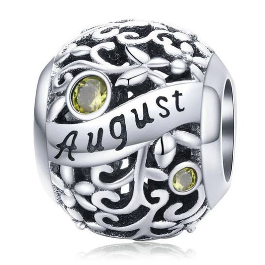 Birth Stone Charm Month august