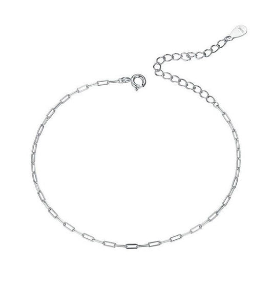 Sterling Silver adjustable Bracelet with link chain