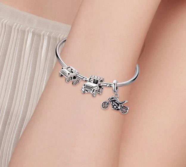 925 Sterling Silver Off Road Vehicle Charm  