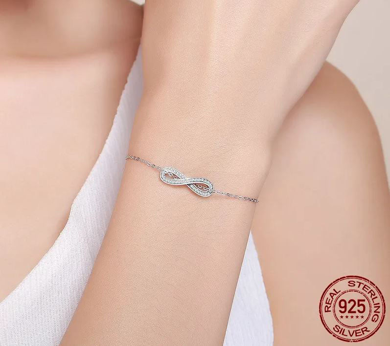 Bracelet For Women Woman Chain Link 925 Sterling Silver