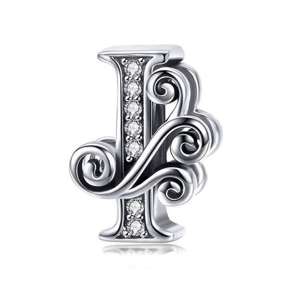 Alphabet Charm Letter Sterling Silver