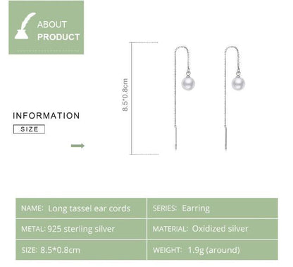 Earrings For Women Dangle Drop 925 Sterling Silver