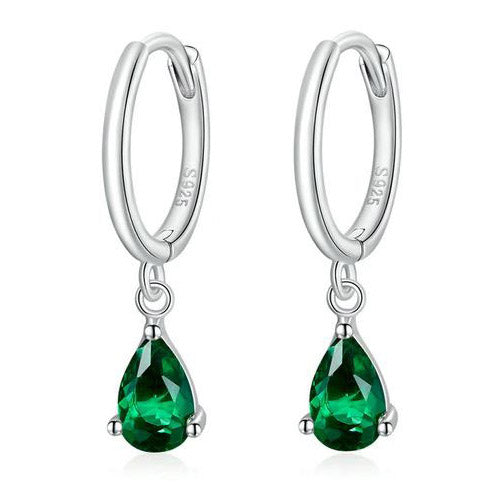 Earrings For Women Water Drop Dangle 925 Sterling Silver