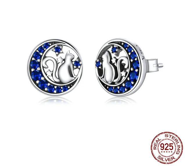 925 Sterling Silver Stud Earrings For Women Star