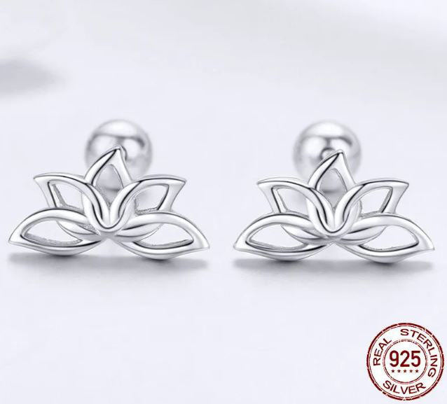 Earrings For Women Flower Stud 925 Sterling Silver