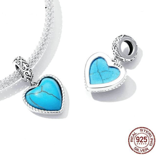 Love Charm Heart Sterling Silver
