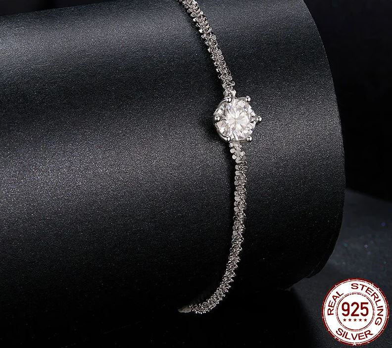 Bracelet For Women Woman Chain Link 925 Sterling Silver