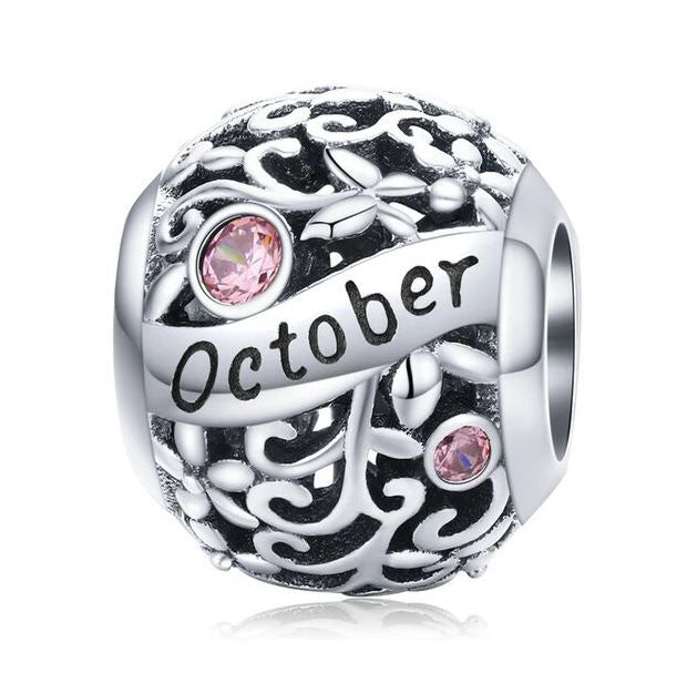 Charm For Women  Month 925 Sterling Silver