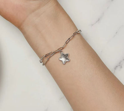Bracelet For Women Woman Sparkling Star 925 Sterling Silver