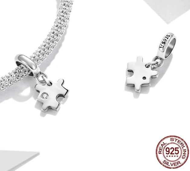 Charm For Women  Puzzle  925 Sterling Silver