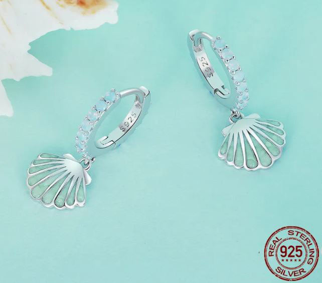 Earrings For Women Drop Hoop 925 Sterling Silver