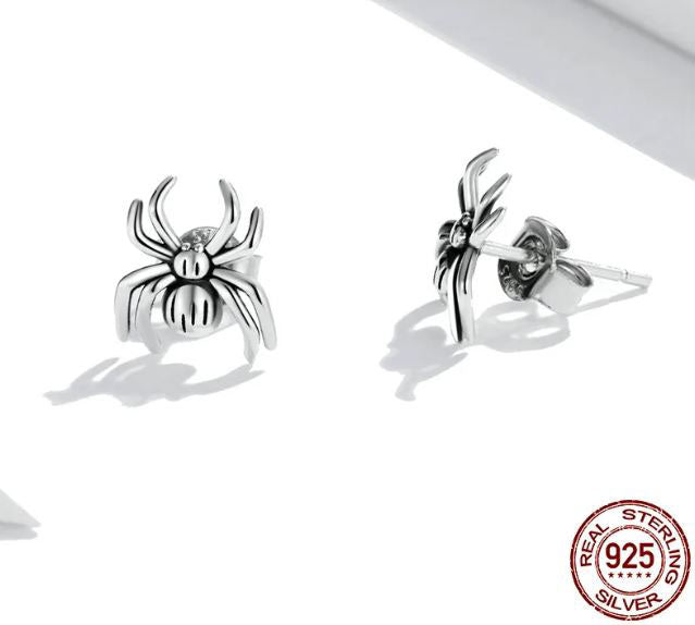 Stud Earrings Spider Eight Legged Insect