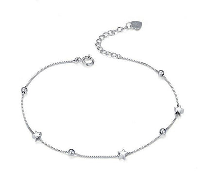 bracelet with heart and stars 925 Sterling Silver