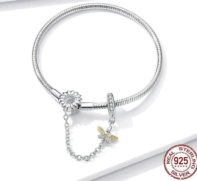 Bracelet For Women Woman Snake Charm 925 Sterling Silver