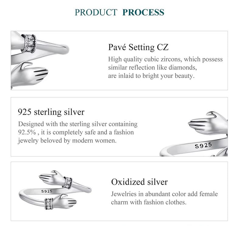 hug ring product details close view