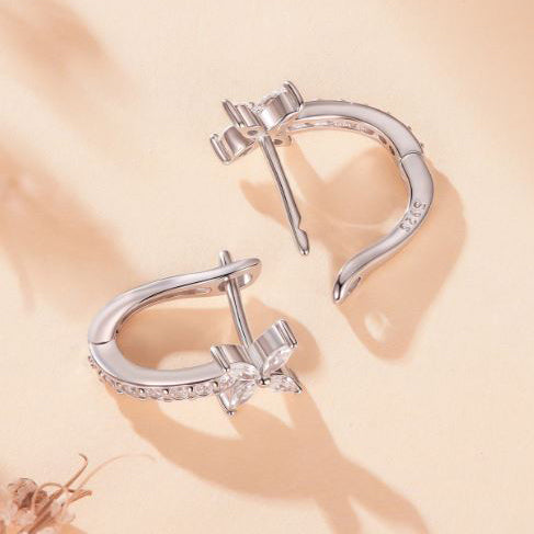 clover earrings ear buckle secure fit