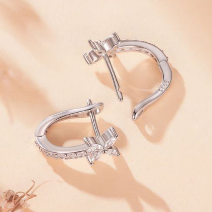 clover earrings ear buckle secure fit
