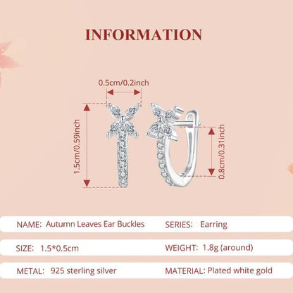 clover earrings pave cubic zirconia detail