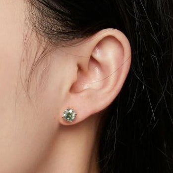 moissanite earrings everyday wear style