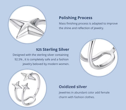 open star ring design process